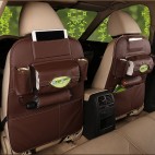 Leather Car Seat Back Organiser Protector
